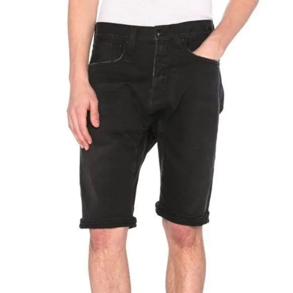 NWT R13 Ian drop-crotch long shorts